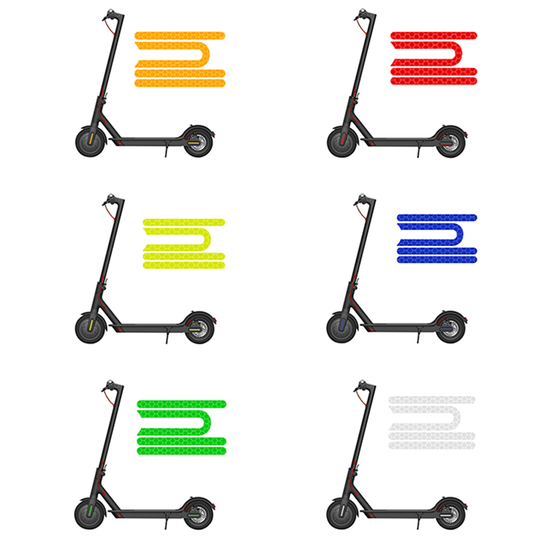 Spoke Reflector Set - 4Pcs/set Electric Scooter Reflective Sticker Reflector