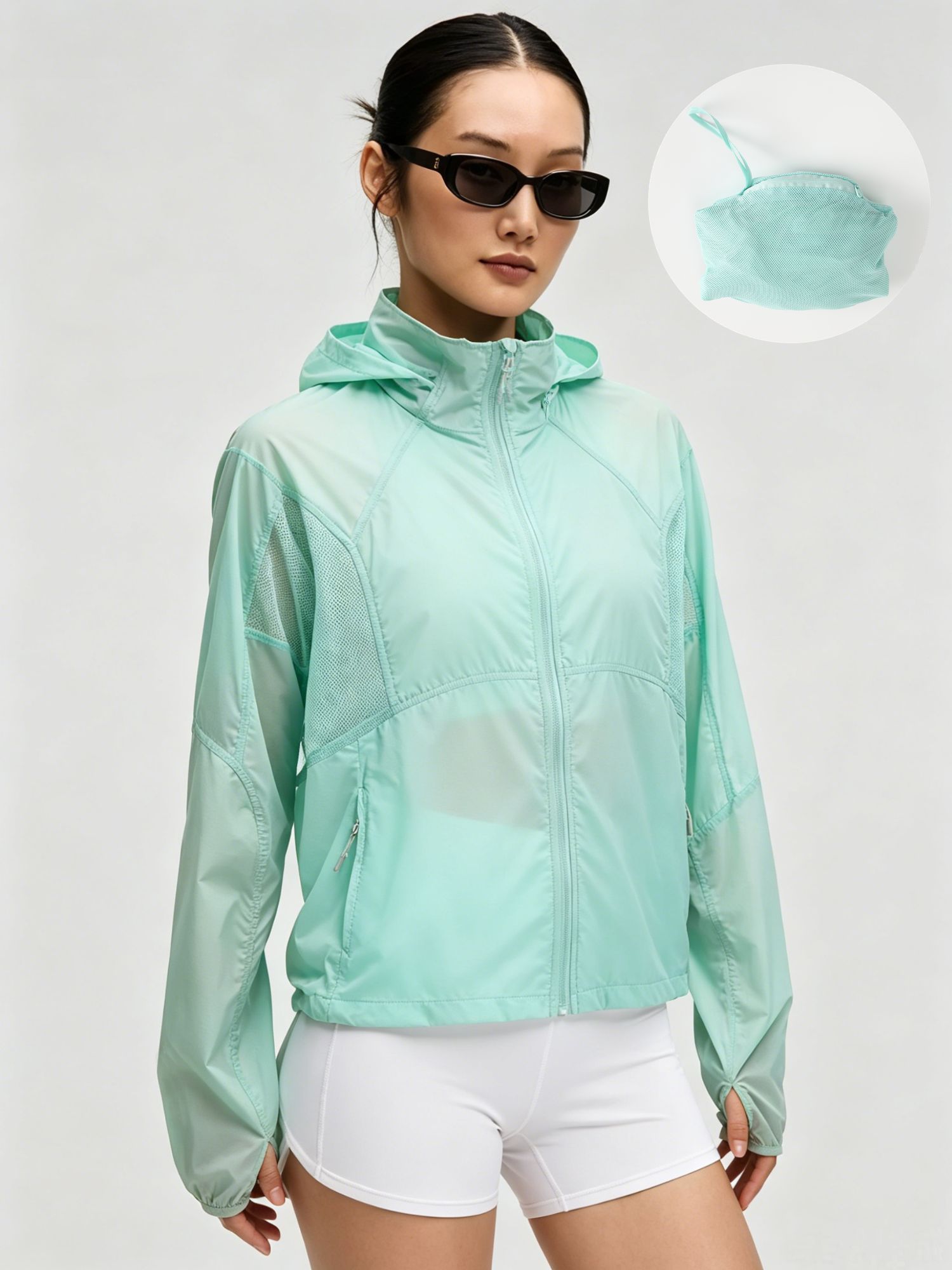 Cycling Commute Jacket - Women's Summer Lightweight Jacket with Sun