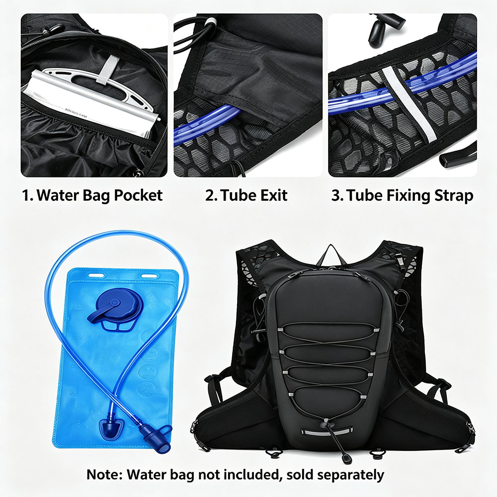 Hydration Running Backpack Lig - Reflective Vest Cycling recension och pris