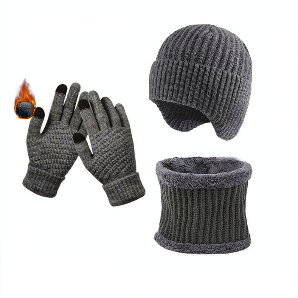 Premium Knitted Winter Set War - Winter Cycling Commute Gear recension och pris