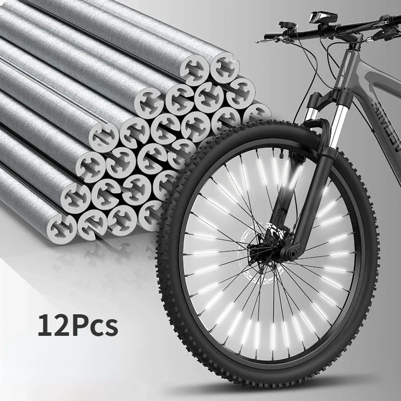 12PCS/set Tube Warning Strip R - Spoke Reflector Set recension och pris