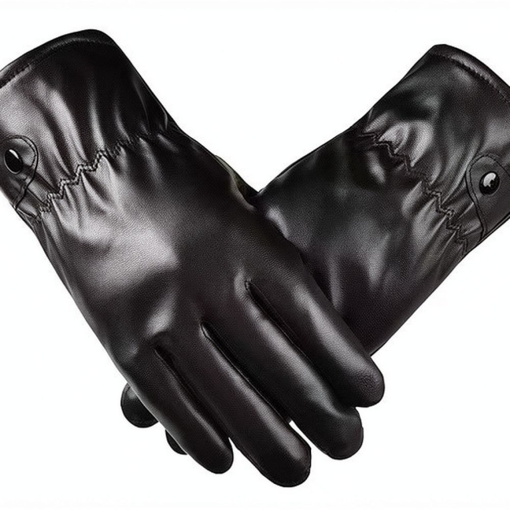 Winter Cycling Pu Leather Glov - Winter Cycling Commute Gear recension och pris