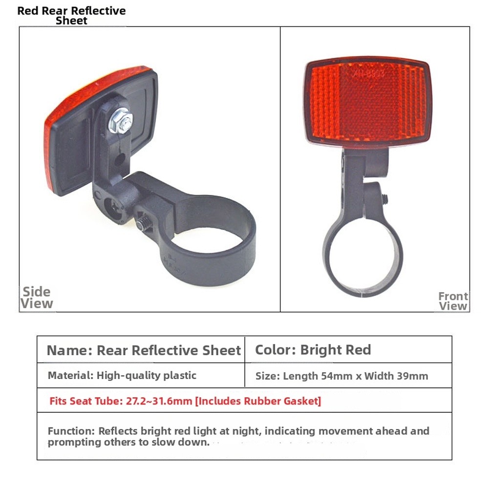 Bike Spoke Reflector Set for E - Spoke Reflector Set recension och pris