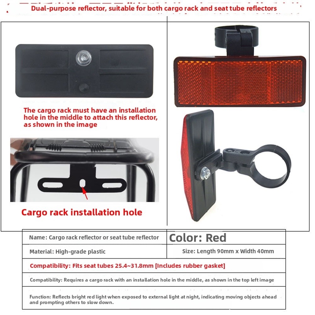 Bike Spoke Reflector Set for E - Spoke Reflector Set recension och pris