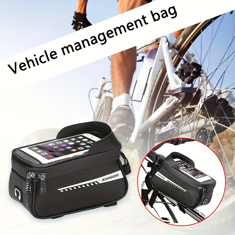 Fashionable Black Bicycle Phon - Cycling Commute Bag recension och pris