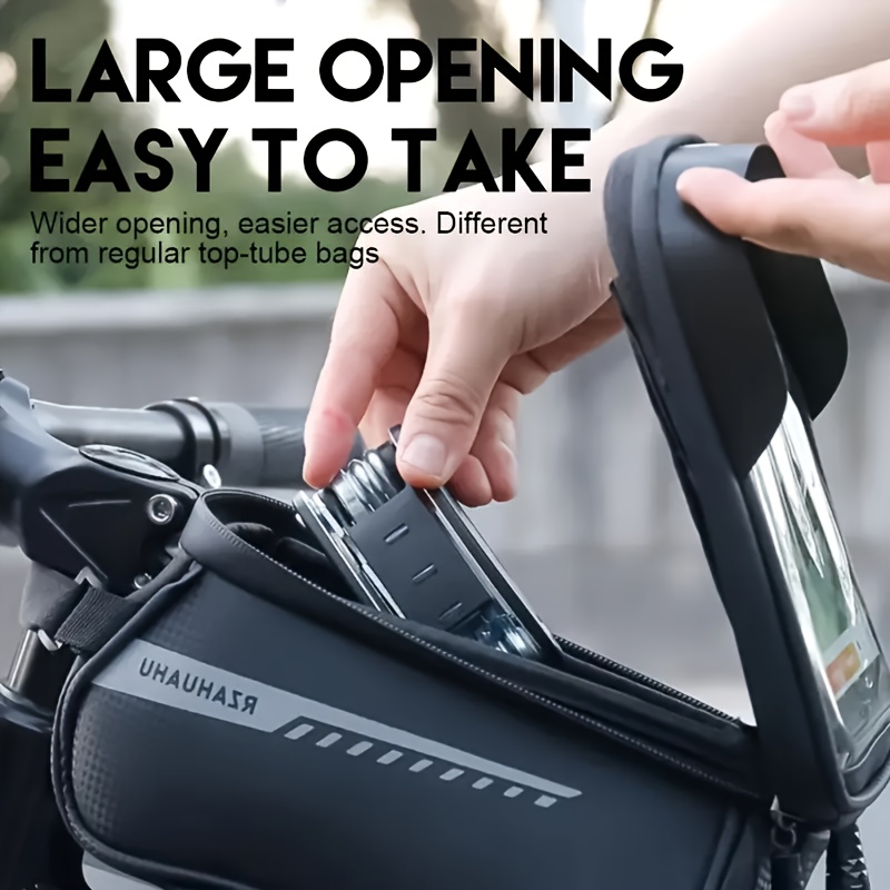 Fashionable Black Bicycle Phon - Cycling Commute Bag recension och pris