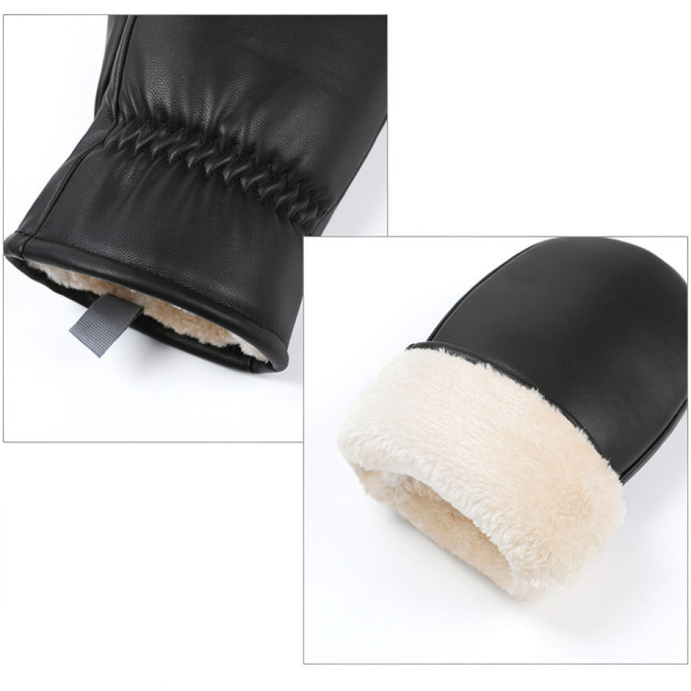 Leather Mittens For Xuesimeng  - Winter Cycling Commute Gear recension och pris