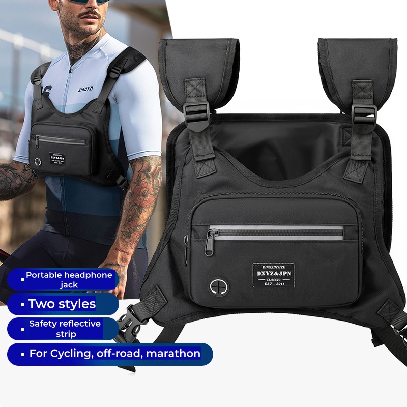 Tactics Chest Bag Mesh Multifu - Reflective Vest Cycling recension och pris