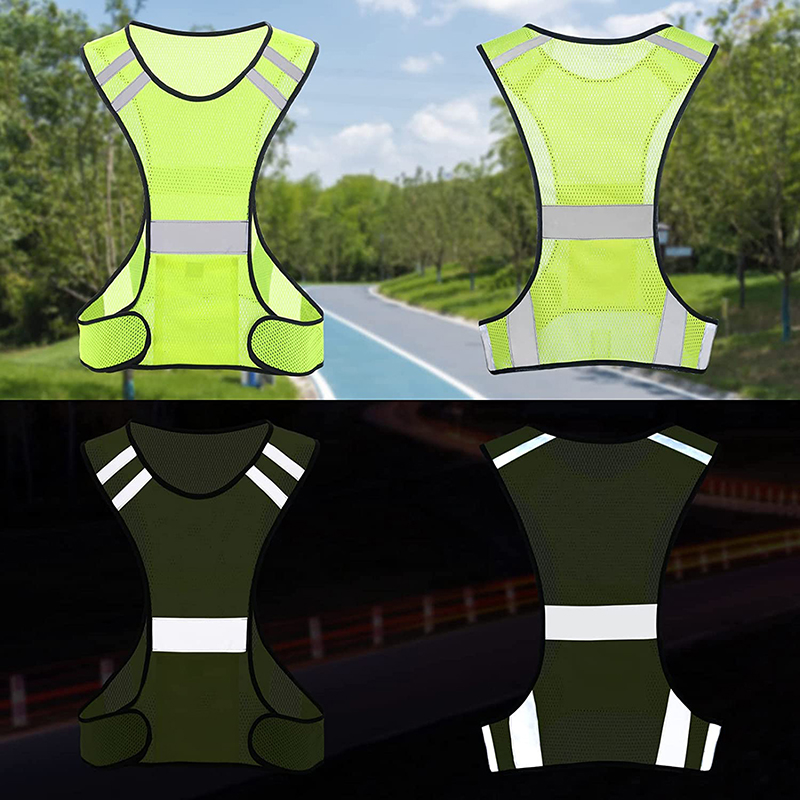 Visibility Fluorescent Mesh Re - Reflective Vest Cycling recension och pris