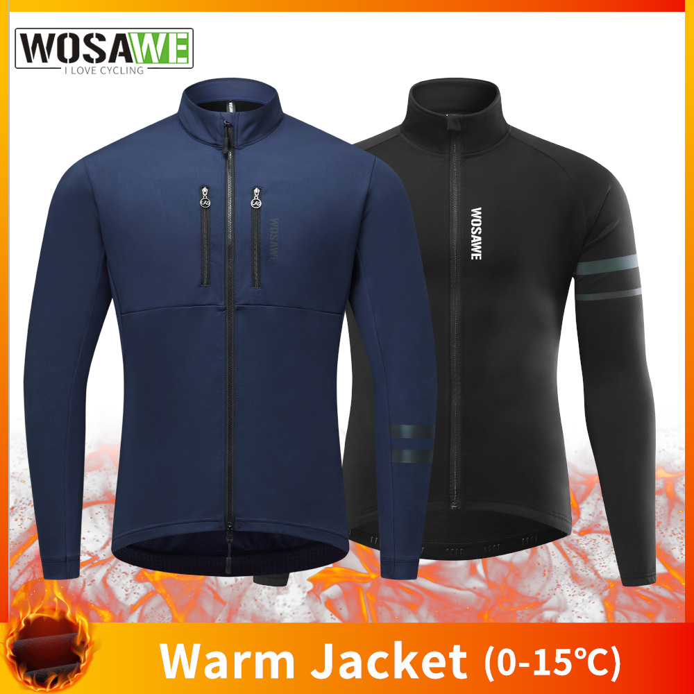 WOSAWE Cycling Jacket Winter T - Cycling Commuter Jacket recension och pris