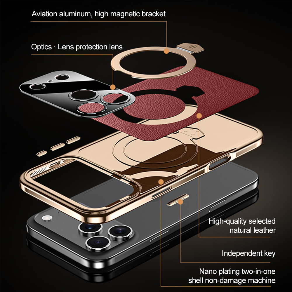 Magnetic Phone Case For Apple  - Kickstand Adjustable recension och pris