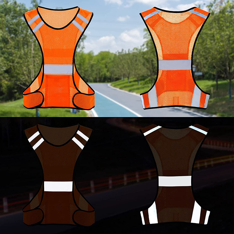 Visibility Fluorescent Mesh Re - Reflective Vest Cycling recension och pris