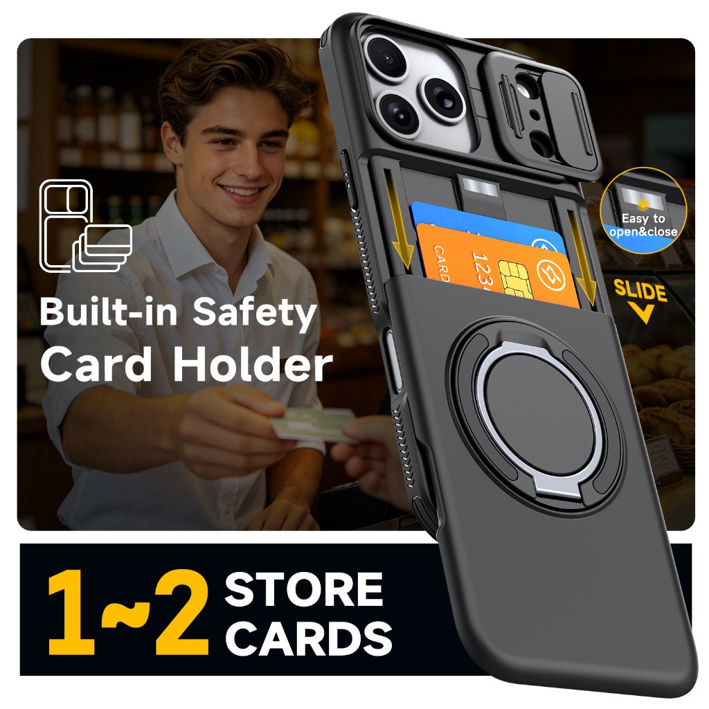 Multifunctional Wallet Phone C - Kickstand Adjustable recension och pris
