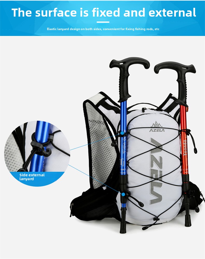 AZELA Large Capacity Trail Run - Cycling Commuter Backpack recension och pris