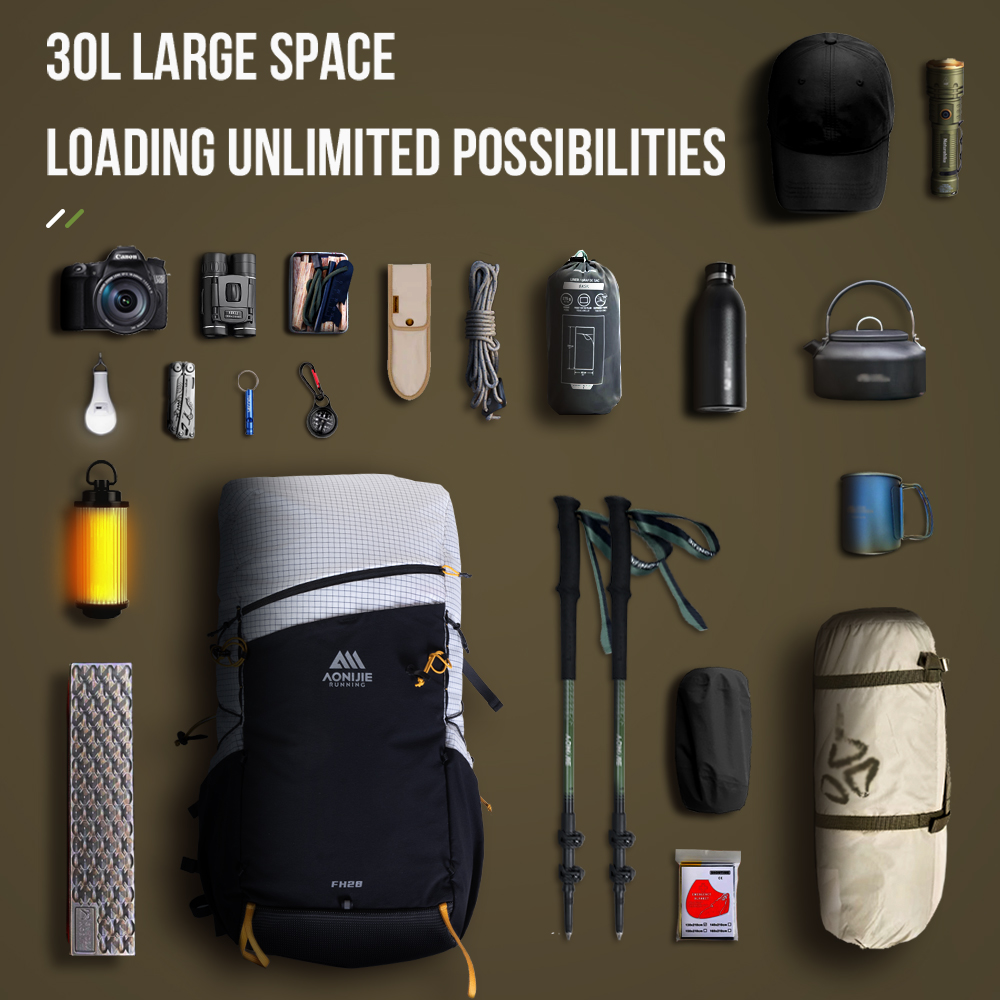 AONIJIE 30L Hiking Mountain Ba - Cycling Commuter Backpack recension och pris