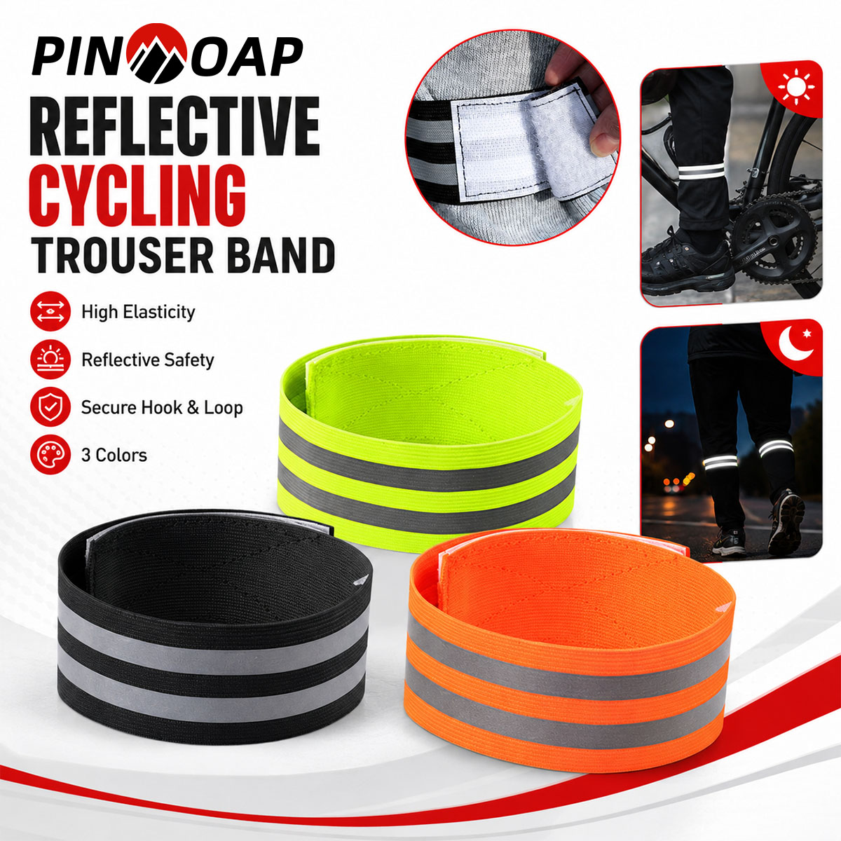PINMOAP 1/2PCS Bicycle Pants L - Cycling Commuter Trousers recension och pris
