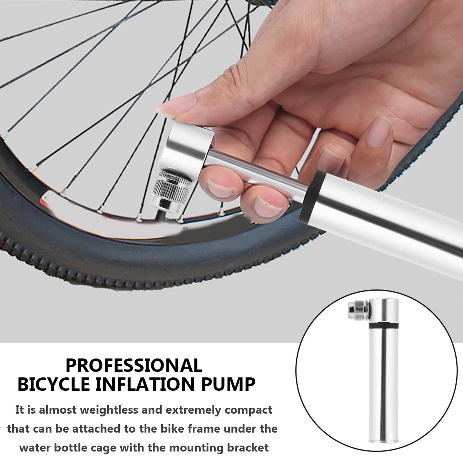 Bike Pump Puncture Repair Kit  - Bike Pump Frame Mount recension och pris